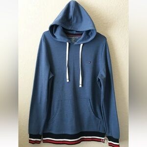 Light blue hoodie with stripes from Tommy Hilfiger T22